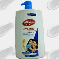 SỮA TẮM DIỆT KHUẨN LIFEBUOY VITAMIN+ XANH 1,1KG CHO DA SẠCH KHỎE CÙNG TINH CHẤT SỮA DƯỠNG ẨM DA
