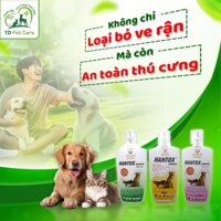 Sữa Tắm Diệt Ve Chó Rận Cho Chó Mèo Hantox Shampoo – Lọ Sữa Tắm Mèo Ve Giận Ve Chó TD Pet Care