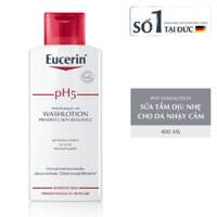 Sữa Tắm Dịu Nhẹ Cho Mặt & Toàn Thân Eucerin pH5 WashLotion 400ml AB BEAUTY WORLD