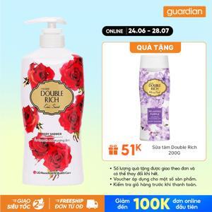 Sữa Tắm Double Rich Eva's Secret Hoa Hồng - 550g