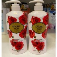 Sữa tắm Double Rich hương hoa hồng 550g