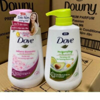 sữa tắm dove 500ml / 900ml dưỡng ẩm dịu mát/ dưỡng ẩm chuyên sâu/ nuôi dưỡng sâu / da nhạy cảm / da bóng mịn