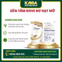 SỮA TẮM DOVE BƠ HẠT MỠ HƯƠNG VANI 340G