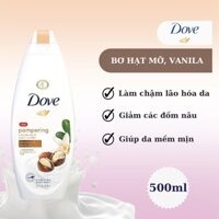 Sữa Tắm Dove Purely Pampering Shea Butter & Warm Vanilla Body Wash 500ml
