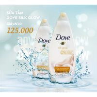 SỮA TẮM DOVE SILK GLOW BODY WASH 750ML