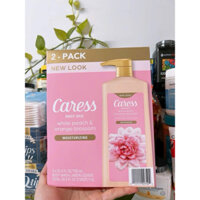 Sữa tắm dưỡng ẩm Caress Daily Silk White Peach & Orange Blossom 750ml của Mỹ