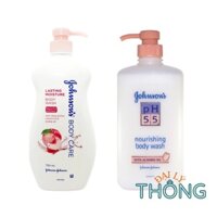 Sữa Tắm Dưỡng Ẩm Johnson's Body Care Lasting Moisture Body Wash 750ml/ Sữa tắm Johnson's PH 5.5 Nourishing (Hạnh Nhân)