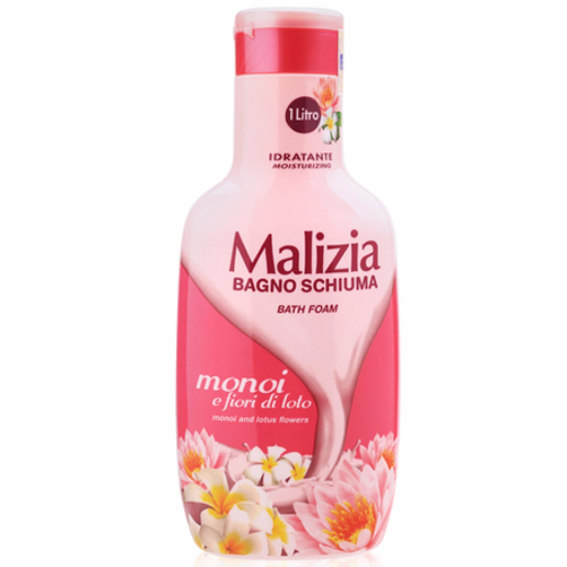 Sữa tắm dưỡng ẩm Malizia hoa sứ và sen trắng 1000ml