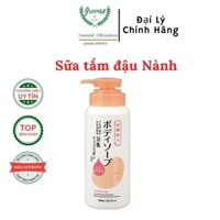 Sữa Tắm Dưỡng Ẩm Mềm Mịn Da Chiết Xuất  Đậu Nành SOY MILK 600ml Nhật Bản