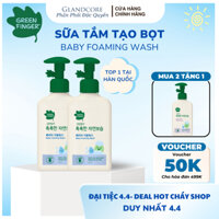 Sữa tắm dưỡng ẩm tạo bọt Greenfinger 320ml, sữa tắm trẻ em Greenfinger ChokChok