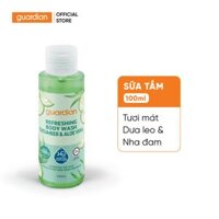 Sữa Tắm Dưỡng Ẩm Tươi Mát Guardian Refreshing Cucumber & Aloe Vera Body Wash Dưa Leo & Nha Đam 100Ml