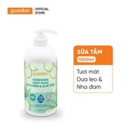 Sữa Tắm Dưỡng Ẩm Tươi Mát Guardian Refreshing Cucumber & Aloe Vera Body Wash Dưa Leo & Nha Đam 1000Ml