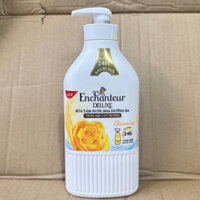 Sữa tắm dưỡng da Enchanteur Charming 650g ( mầu vàng )