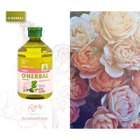 Sữa tắm dưỡng da O'Herbal chiết xuất Hoa Hồng Damask 500ml