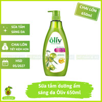 Sữa tắm dưỡng da sáng mịn Oliv 650ml - Sữa tắm oliu dưỡng ẩm sáng da mềm mịn trắng sạch khỏe đẹp