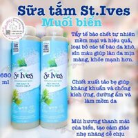 Sữa Tắm Dưỡng Da St.Ives Body Wash 650ml 🇺🇸- Muối Biển