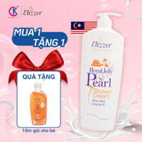 Sữa Tắm Dưỡng Sáng Da Elizzer Natural Chiết Xuất Ngọc Trai Cấp Ẩm Sâu 1000ml - Chung Kim Store
