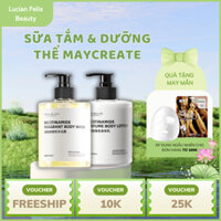 Sữa Tắm & Dưỡng Thể Maycreate – Cấp Ẩm, Dưỡng Da Mềm Mịn, Hương Thơm Quyến Rũ, Lưu Giữ Suốt Ngày Dài