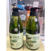 Sữa tắm  dưỡng thể trắng da Welcos Olive  body wash 740 g Hàn Quốc