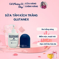 Sữa Tắm Dưỡng Trắng Body Glutanex Whitening In Shower Body Cream 300ml - Kem tắm kích trắng cấp tốc, chống nhăn da body