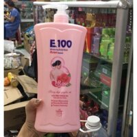 Sữa tắm E100 hương Hoa hồng 1.2 lít