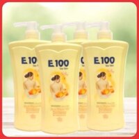 SỮA TẮM E100 SILKY vàng 1,2ML và 800ML