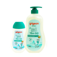 Sữa tắm em bé PIGEON Baby Wash 2in1 Jojoba 700ml 200ml