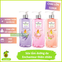 Sữa tắm Enchanteur Naturelle 510gr - dưỡng da tinh chất thiên nhiên hương nước hoa dịu nhẹ làm sạch