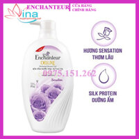 Sữa tắm Enchanteur sensation dưỡng da hương nước hoa 650g ( màu tím )