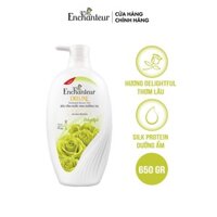 Sữa tắm Enchanteur xanh lá hương nước hoa dưỡng da thơm mịn 650gr