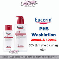 Sữa tắm Eucerin pH5 Washlotion 200mL & 400mL Cho Da Nhạy Cảm (Hàng Cty)