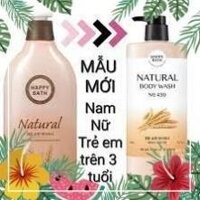 Sữa Tắm Gạo Happy Bath Hàn Quốc 900G - Hương Thơm Nồng Nàn Cho Làn Da Trắng Sáng Mịn Màng Mẫu Mới