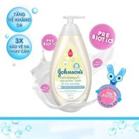 Sữa Tắm Gạo/ Sữa Tắm gội JOHNSON'S mềm mịn 500ml (Bibistore)