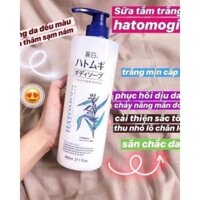 Sữa tắm Gạo Ý dĩ trắng da Hatomugi 800ml