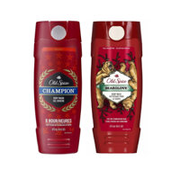 Sữa tắm gel nam Old Spice Wild Collection Bearglove/Champion Men's Body Wash 473ml (Mỹ)