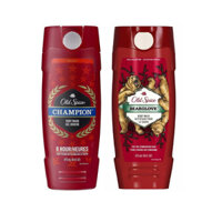 Sữa tắm gel nam Old Spice Wild Collection Bearglove/Champion Men's Body Wash 473ml (Mỹ)