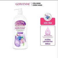 Sữa tắm Gervenne Việt quất & hoa lan Nam Phi 900g tặng thêm 300g