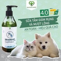 Sữa tắm giảm rụng và mượt lông cho chó mèo RAIOCARE-Sữa tắm chăm sóc lông cho thú cưng-350ml