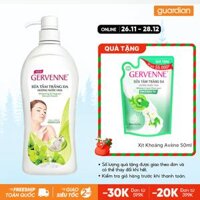 Sữa Tắm Giúp Hỗ Trợ Sáng Da Tinh Chất Sữa Dê & Hương Hoa Lily Gervenne 900Gr