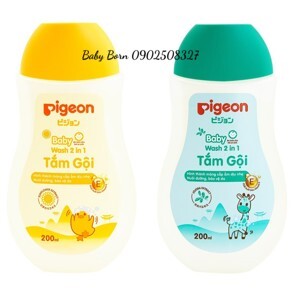 Sữa tắm gội 2 in 1 Pigeon Hoa Hướng Dương FCPG040306 200ml