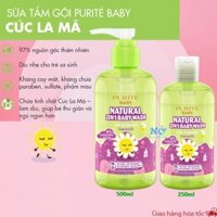 SỮA TẮM GỘI 2 in 1 PURITÉ BABY CÚC LA MÃ 500ML