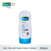 Sữa tắm gội 2 trong 1 Cetaphil Baby Gentle Wash & Shampoo 230ml