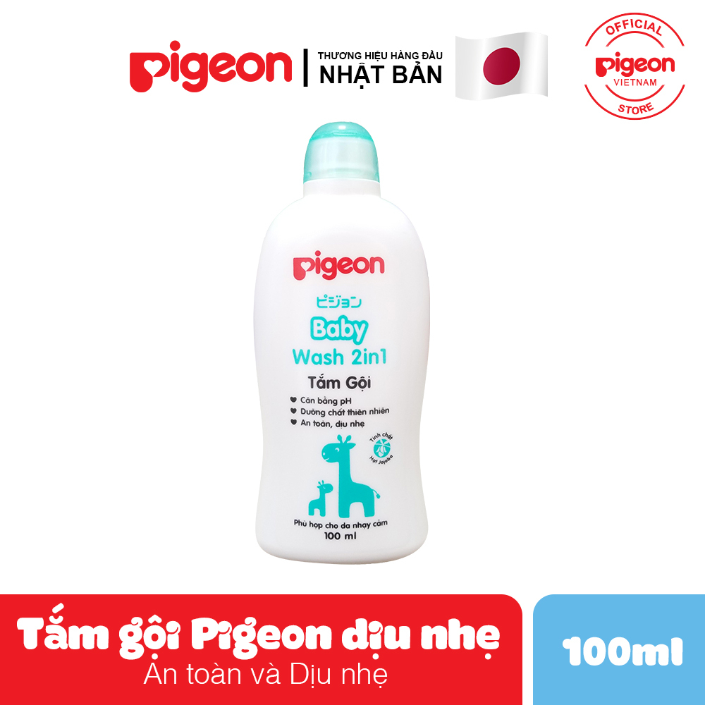 Sữa tắm gội 2 trong 1 Pigeon - 100ml