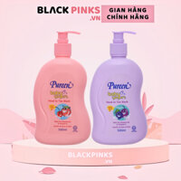 Sữa tắm & gội 2in1 cho bé Pureen tinh chất sữa chua hương trái cây 500ml (dành cho mọi độ tuổi)