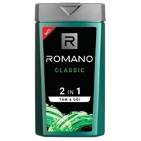 Sữa tắm gội 2in1 Romano 180ml