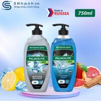 Sữa tắm gội 3in1 Palmolive Arctic Wind Nga 750ml với Provitamin B5 cho Nam