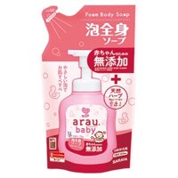 Sữa Tắm Gội Arau Baby Cho Trẻ Sơ Sinh An Toàn Túi 400ml Nhật Bản