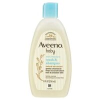 Sữa tắm gội Aveeno Baby Daily Moisture Wash & Shampoo 236mL