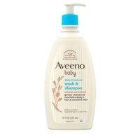 Sữa Tắm Gội Aveeno Baby Wash & Shampoo, Cho Bé, 532 ml
