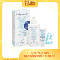 Sữa tắm gội Babycoccole 2 trong 1 với chiết xuất hoa sen an toàn cho bé từ 0+ và trẻ nhỏ (Baby Coccole)